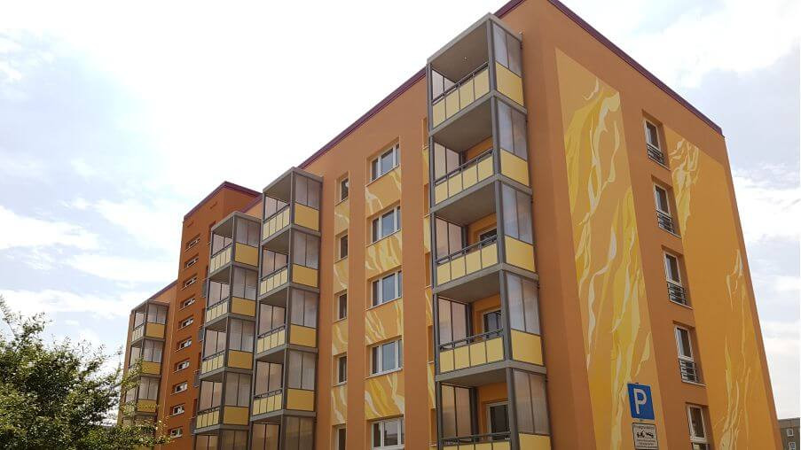 Energetische Fassadensanierung - Cottbus