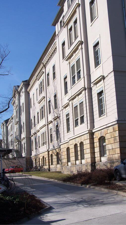 Diakonissenkrankenhaus. Hauptgebäude