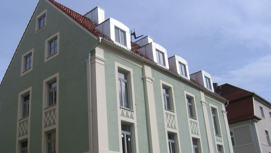 Mehrfamilienhaus in der ehemaligen Hanfwerksiedlung