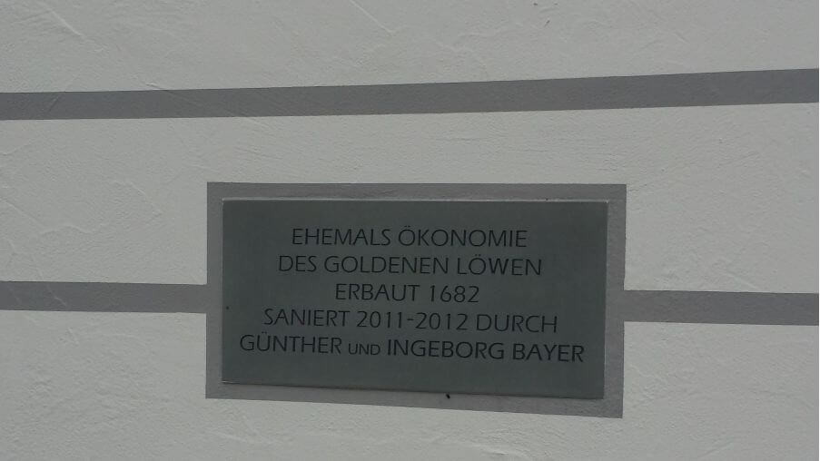 Ehemalige Ökonomie des goldenen Löwen